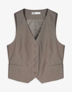 Gilet - lichtbruin