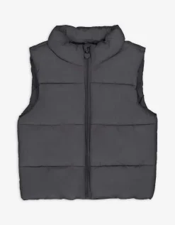 Gilet - Ritssluiting - donkergrijs