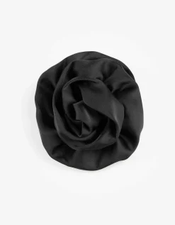 Haarsieraden - Bloemenmotief - zwart