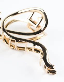 Haarspeld - Metallic details - goud