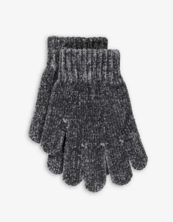 Handschoenen - Fijn breisel - donkergrijs