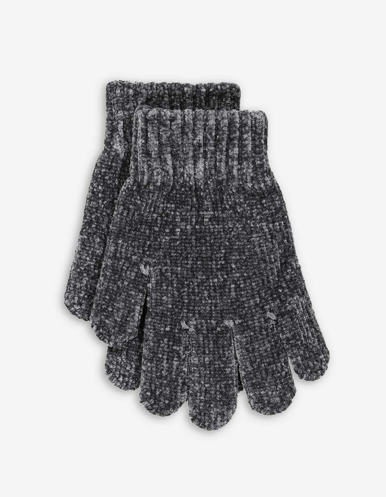 Handschoenen - Fijn breisel - donkergrijs