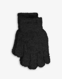 Handschoenen - Pluche - zwart