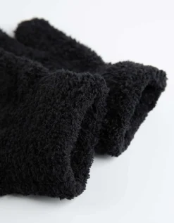 Handschoenen - Pluche - zwart