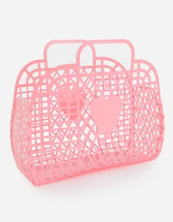 Handtas - Effen - pink
