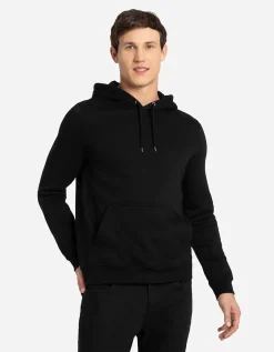 Hoodie - Capuchon met tunnelkoord - zwart
