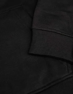 Hoodie - Capuchon met tunnelkoord - zwart