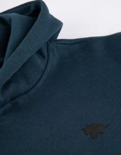 Hoodie - Kangoeroezak - donkerblauw