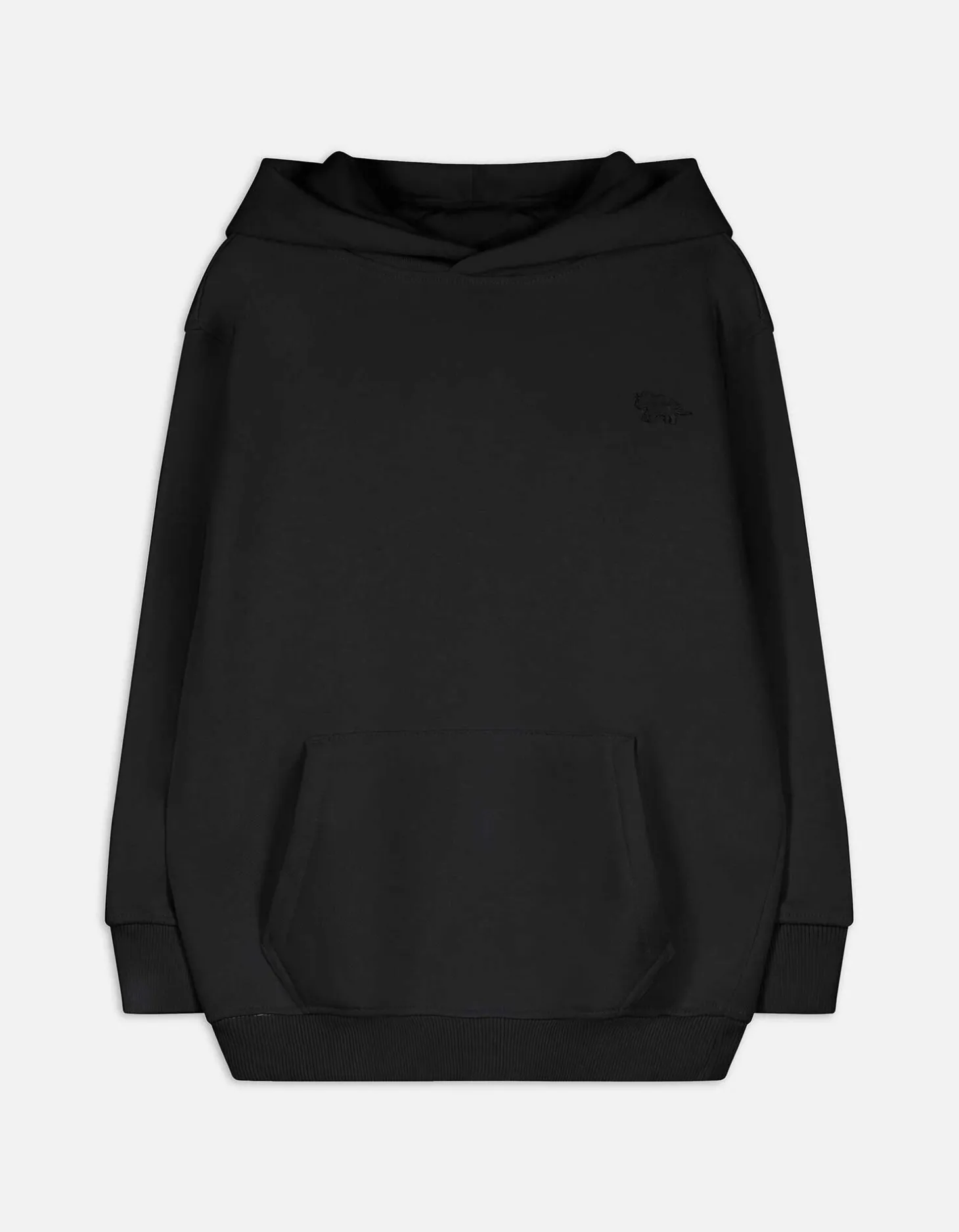 Hoodie - Kangoeroezak - zwart