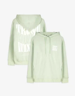Hoodie - Kap - groen