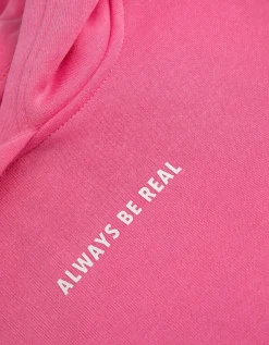 Hoodie - Kap - pink
