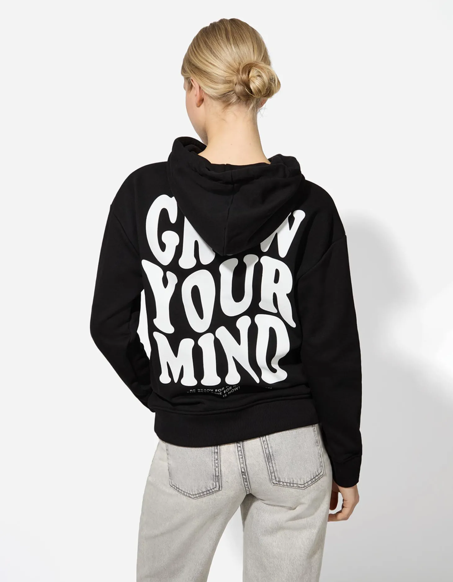 Hoodie - Kap - zwart