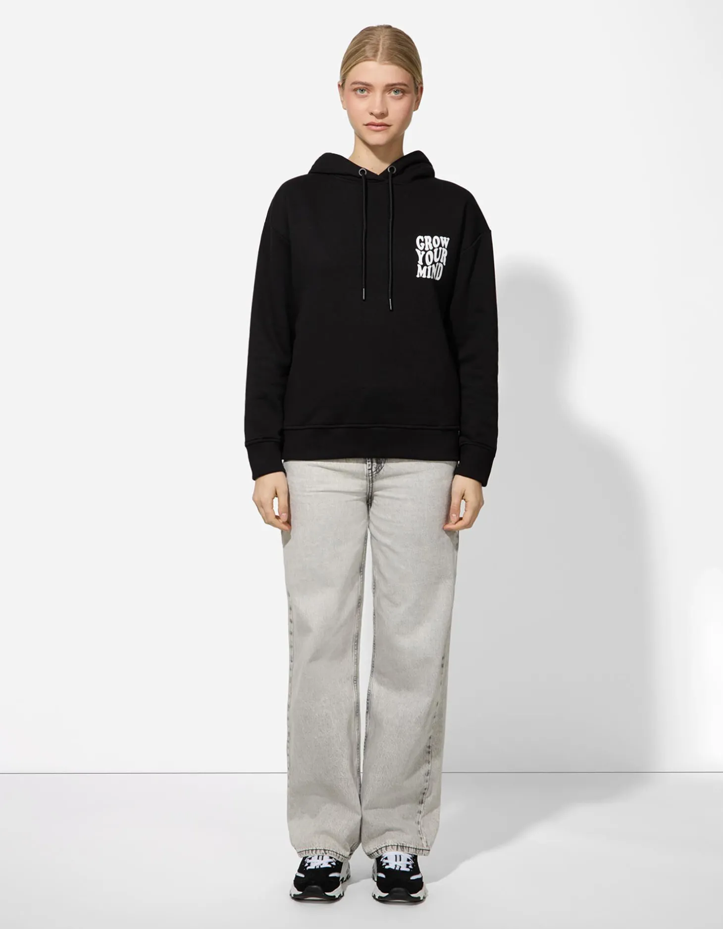 Hoodie - Kap - zwart