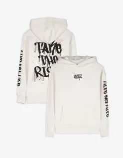 Hoodie - Oversized fit - wit