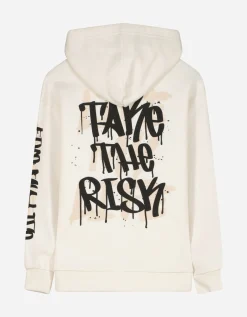 Hoodie - Oversized fit - wit