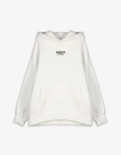 Hoodie - Oversized fit - wit