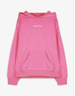 Hoodie - Print - pink