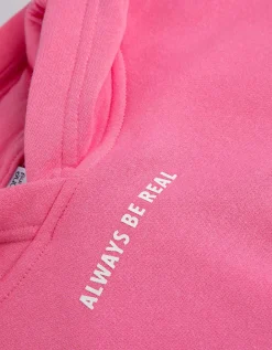 Hoodie - Print - pink