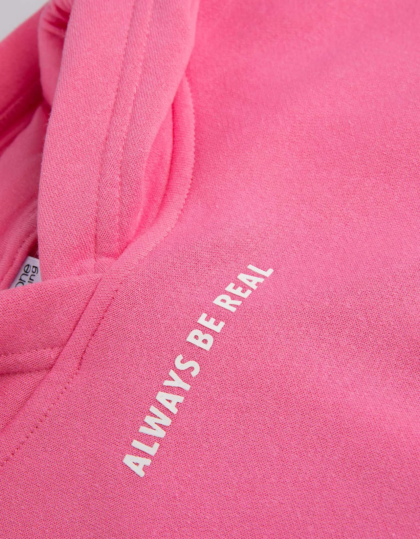 Hoodie - Print - pink