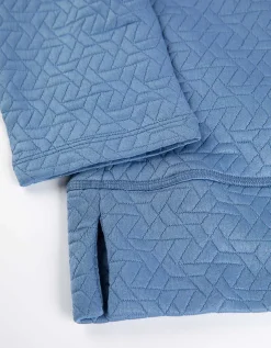 Hoodie - Siernaden - donkerblauw