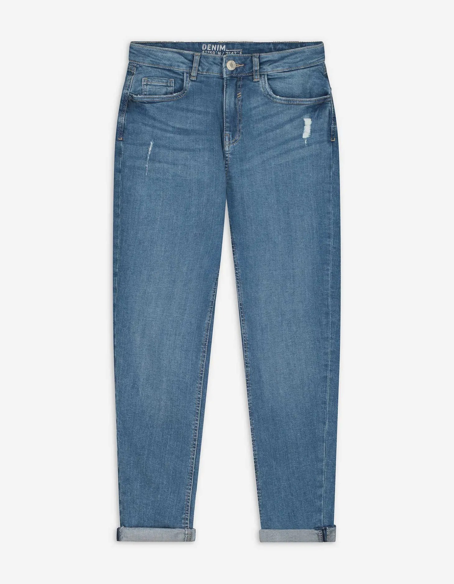 Jeans - Girlfriend fit - blauw