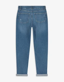 Jeans - Girlfriend fit - blauw