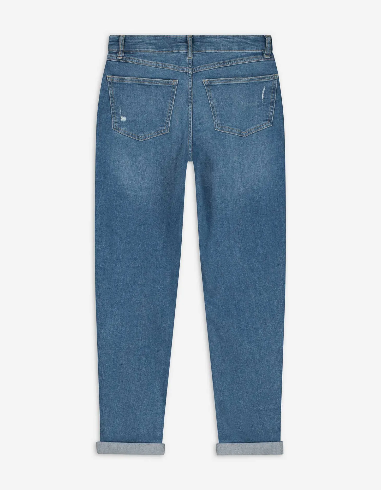 Jeans - Girlfriend fit - blauw
