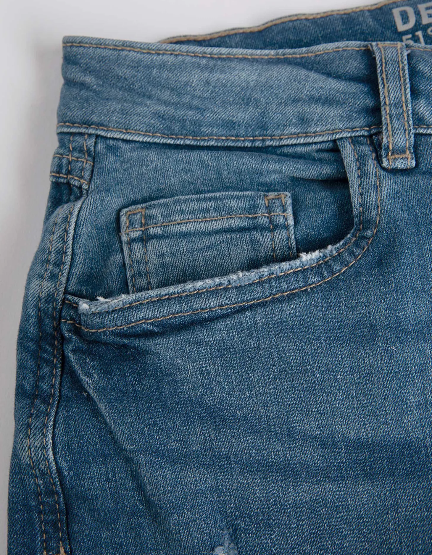 Jeans - Girlfriend fit - blauw