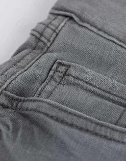Jeans - Girlfriend fit - grijs