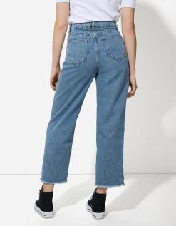 Jeans - Hoge taille - blauw
