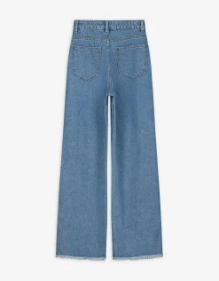 Jeans - Hoge taille - blauw