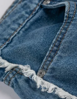 Jeans - Hoge taille - blauw