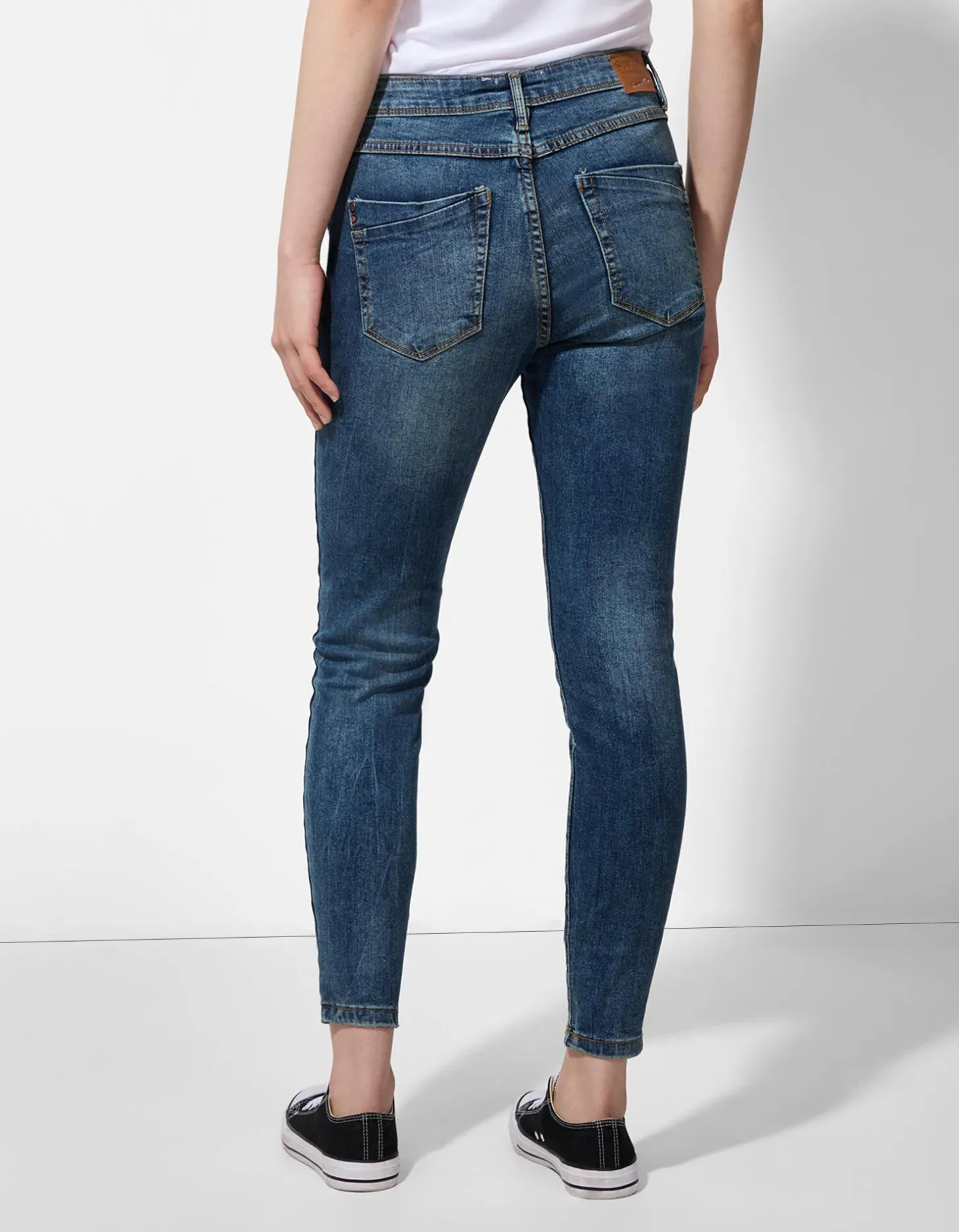 Jeans - Met stretch - blauw