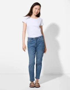 Jeans - Mom Fit - blauw
