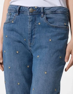 Jeans - Mom Fit - blauw