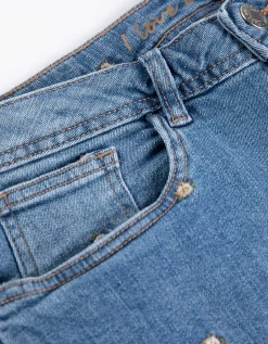 Jeans - Mom Fit - blauw
