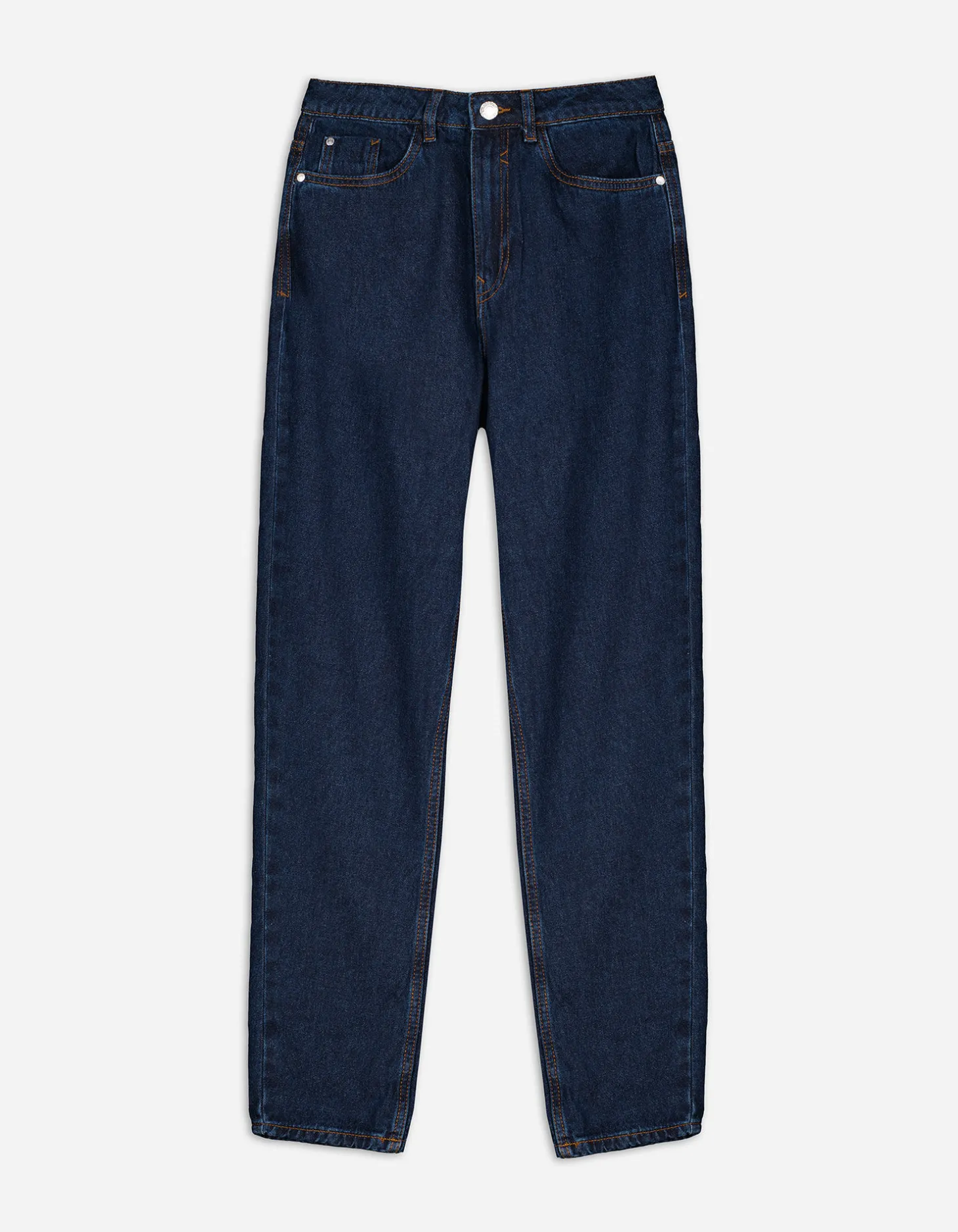 Jeans - Mom Fit - donkerblauw