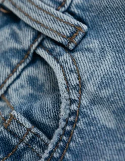 Jeans - Motief all-over - lichtblauw