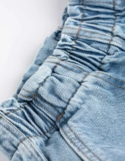 Jeans - Opgestikte zakken - lichtblauw