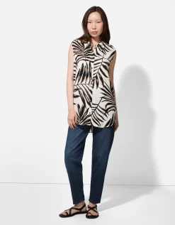 Jeans - Plooi - donkerblauw