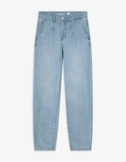 Jeans - Plooi - lichtblauw