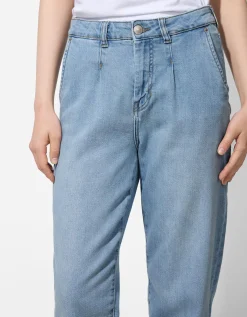 Jeans - Plooi - lichtblauw