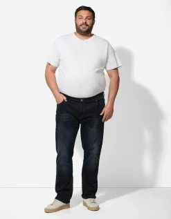 Jeans - Straight fit - donkerblauw