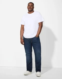 Jeans - Straight fit - donkerblauw