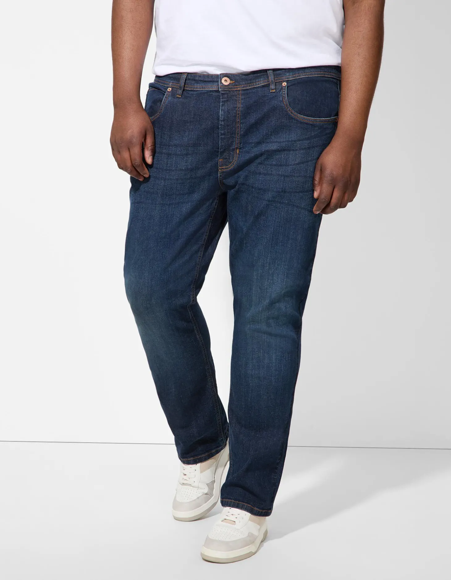 Jeans - Straight fit - donkerblauw