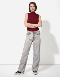 Jeans - Straight fit - grijs