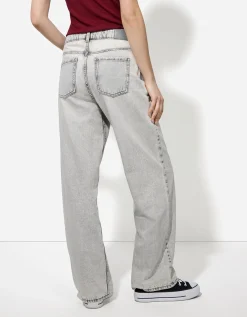 Jeans - Straight fit - grijs