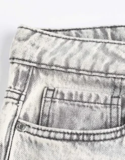 Jeans - Straight fit - grijs