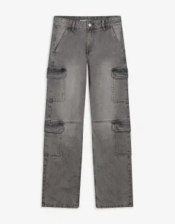 Jeans - Straight fit - grijs