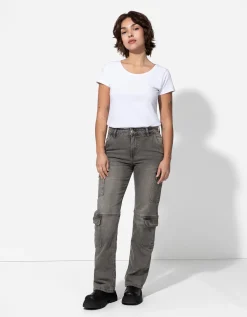 Jeans - Straight fit - grijs